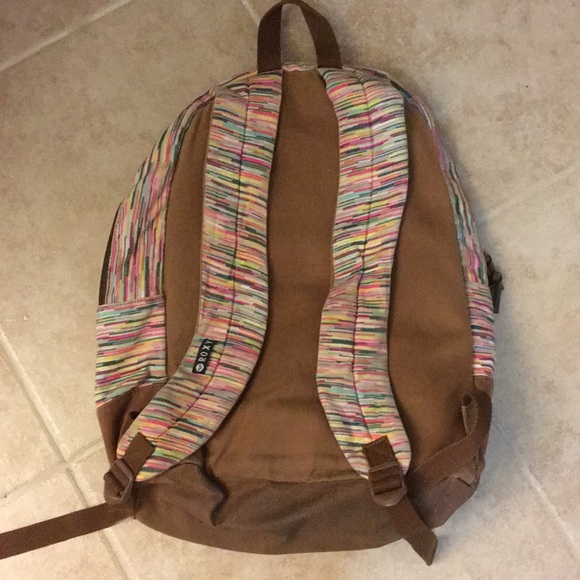 Colorful Roxy backpack. - Picture 2 of 4